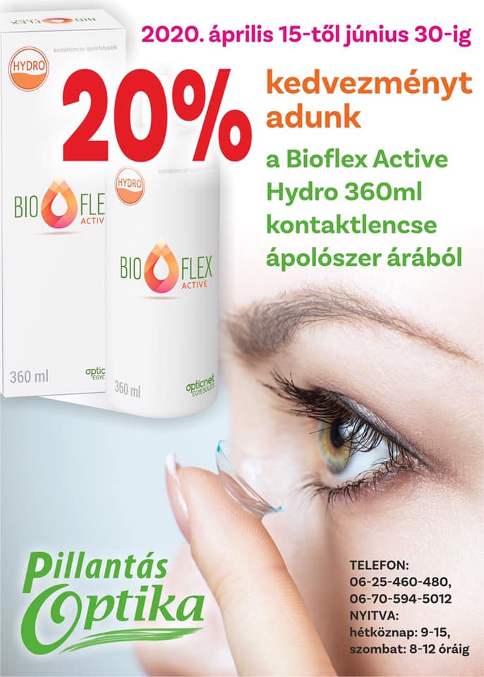 Bioflex Active ápolószer 20% kedvezménnyel